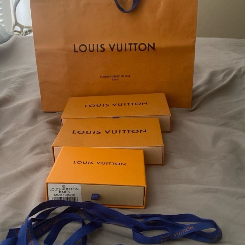 Louis Vuitton Signature Orange and Blue Packaging